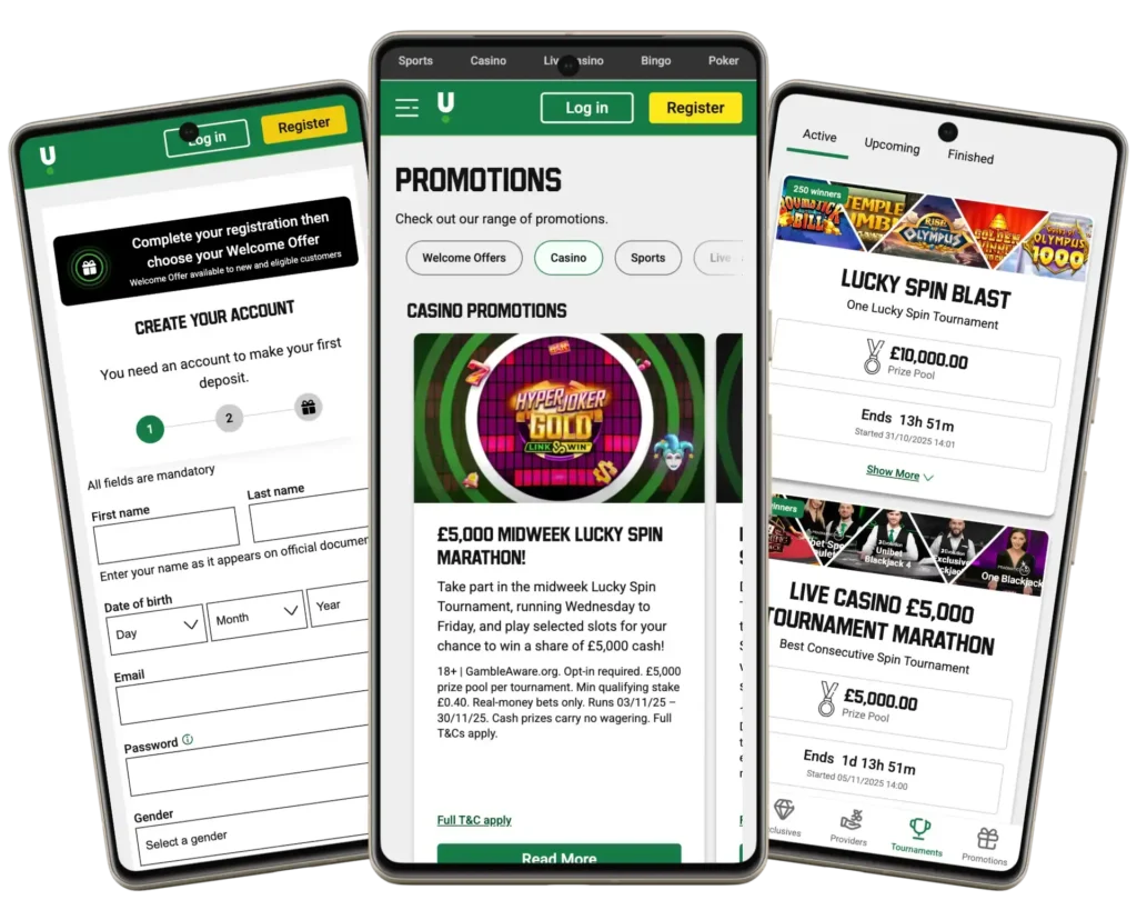 mobile unibet